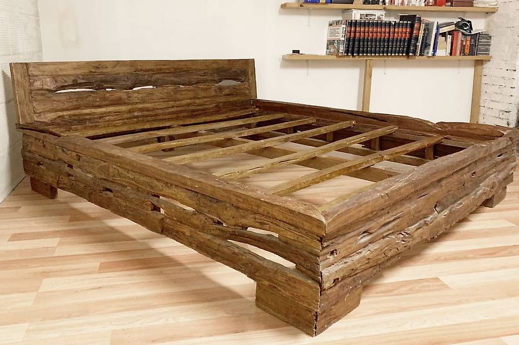 Letti: Einmaliges massives Teakholz Bett – Usato da Ballwil venduto da ClassicGallery 1