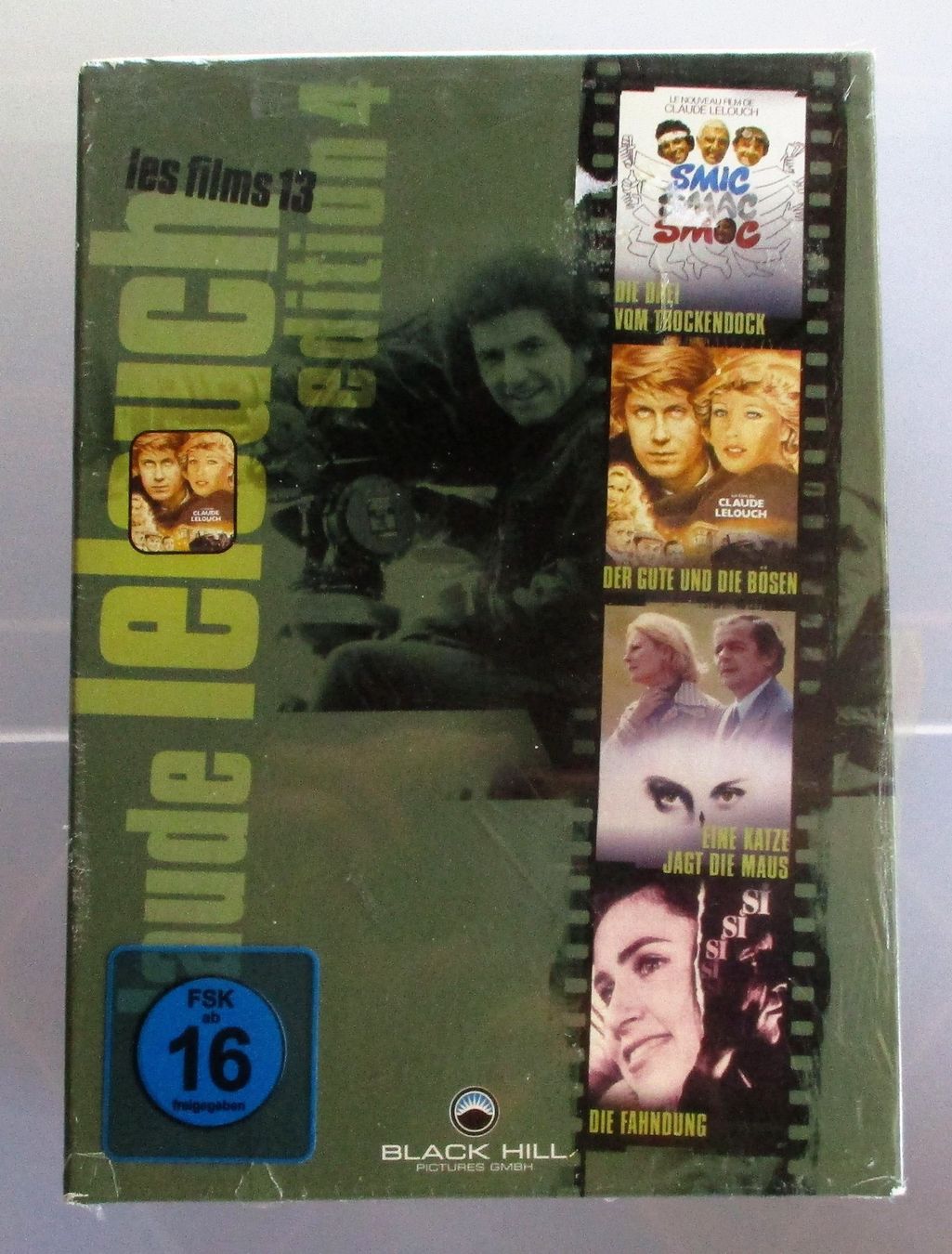 Tutti i DVDs: CLAUDE LELOUCH - Edition Vol. 4 / 4-DVD Neu & OVP – Nuovo e nell'imballaggio originale da Wattwil venduto da Muriel10
