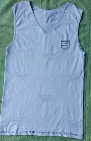 Débardeur Emporio Armani bleu ciel taille L