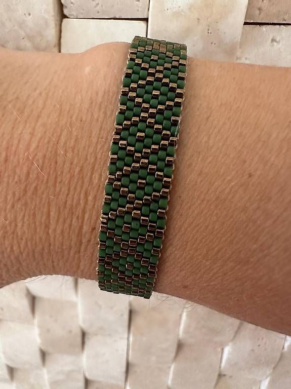 Bracciali & Braccialetti: Miyuki Perlenarmband Dunkelgrün – Usato da Au ZH venduto da ali_tf7f 2