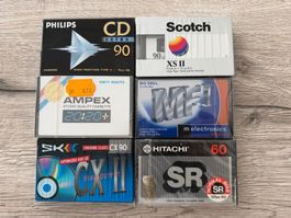 6 OVP Kassetten Tapes, zum Teil rare Versionen