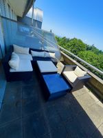 TecTake Rattan Lounge “Las Vegas” mit Aluminiumgestell