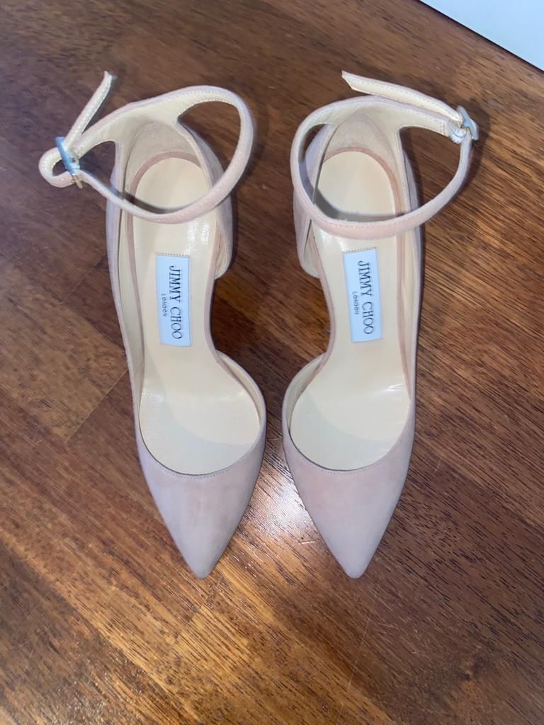 Jimmy Choo Scarpe da donna: Jimmy Choo Lucy Suede Pumps – Nuovo e nell'imballaggio originale da Uetikon am See venduto da sop_vw5x 1