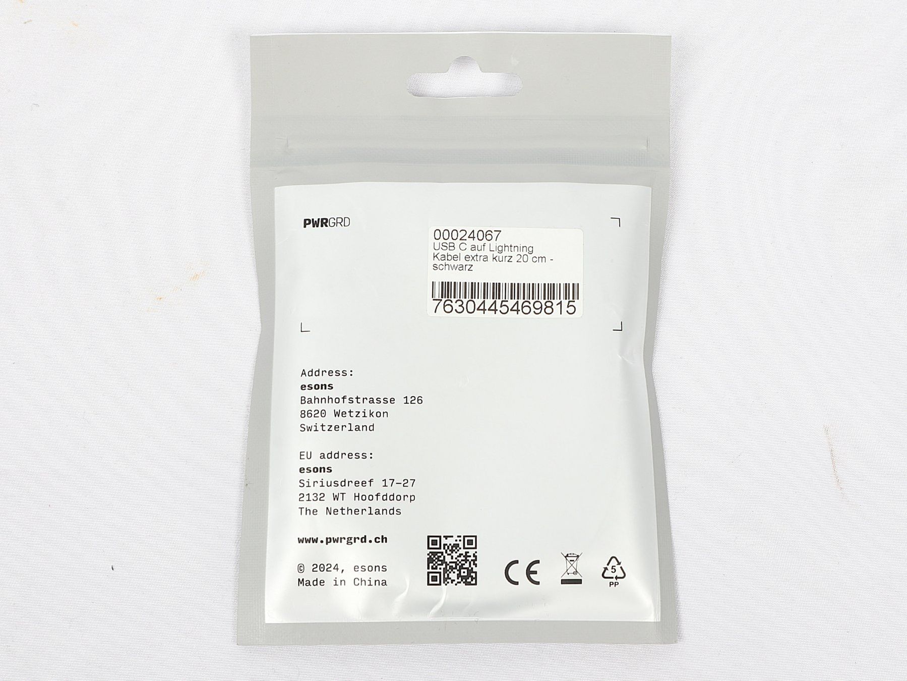 Cavi: POWERGUARD KABEL UND ADAPTER USB C auf LIGHTNING – Nuovo e nell'imballaggio originale da Steinen venduto da Restwert_Steinen 1
