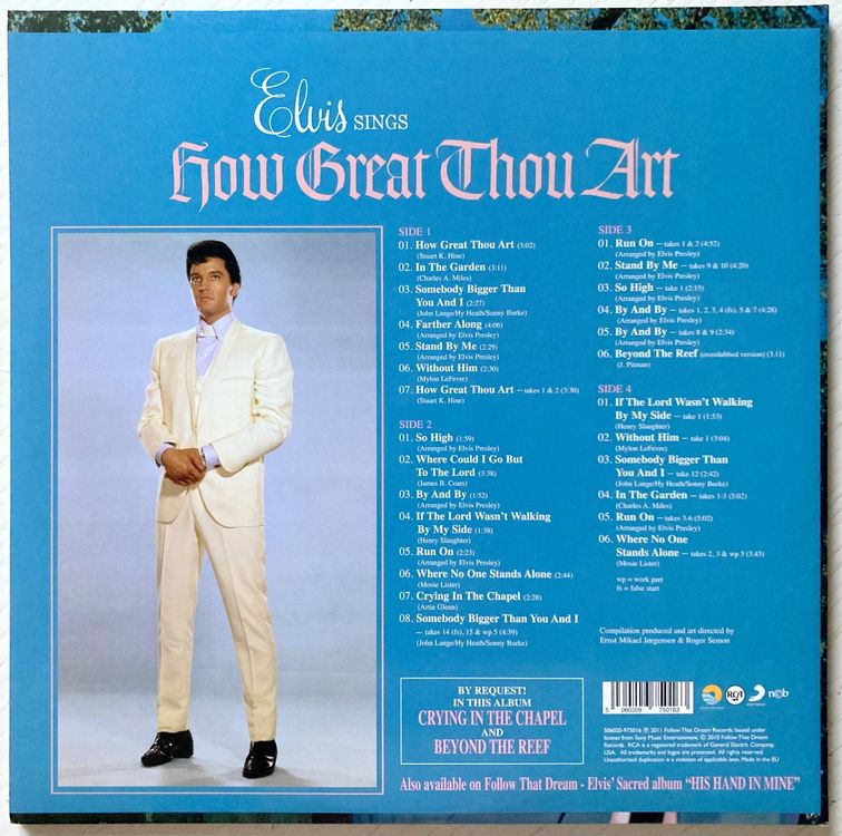 Interesting How Great Thou Art Elvis Lp Pictures