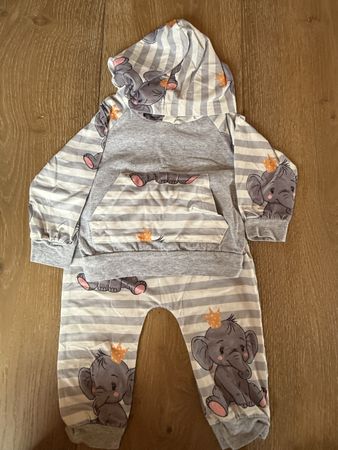 Set Elefant Grösse 12 Monate (74/80)