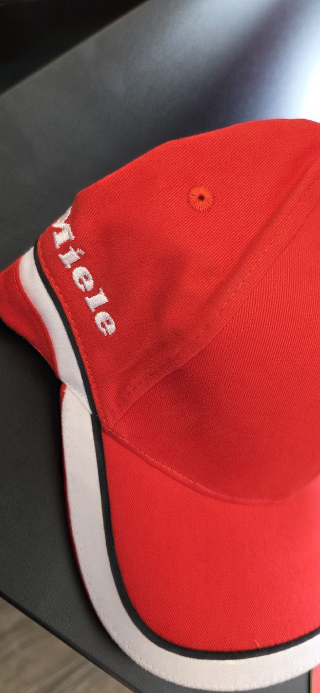 Hüte, Mützen & Caps: Miele Cap / Kappe Rot-Weiss, Vintage-Retro – Neu und originalverpackt aus Biel/Bienne von Popoff1 1