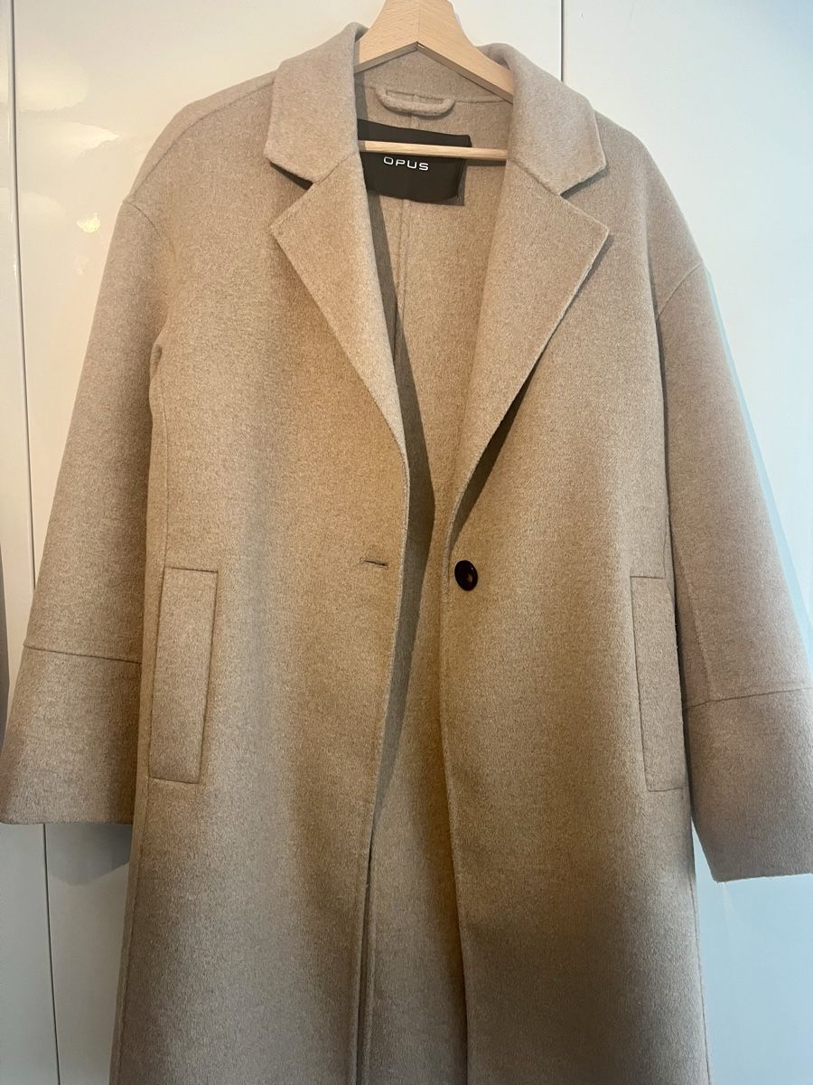 Opus Cappotti: Opus Mantel, Grösse 38, dunkelbeige – Nuovo (secondo la descrizione) da Bassersdorf venduto da habibi06 4