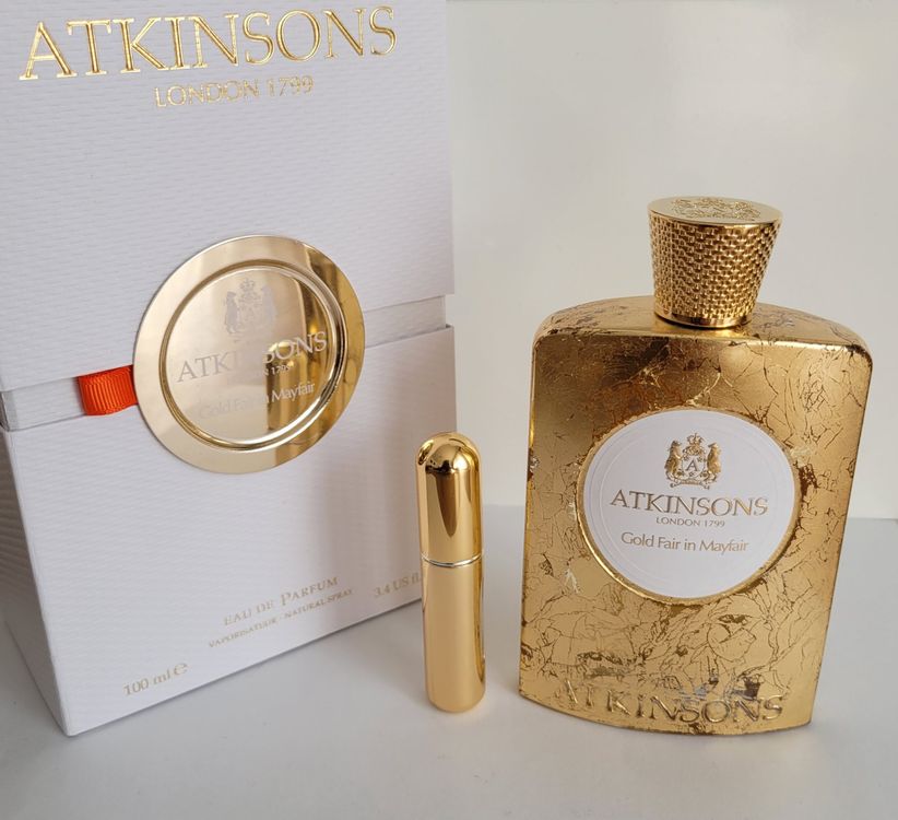 Atkinsons Gold Fair In Mayfair 5ml Abfüllung Parfum unisex | Kaufen auf ...