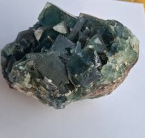 Fluorit Stufe XL Rarität 18x14cm div. Phantome