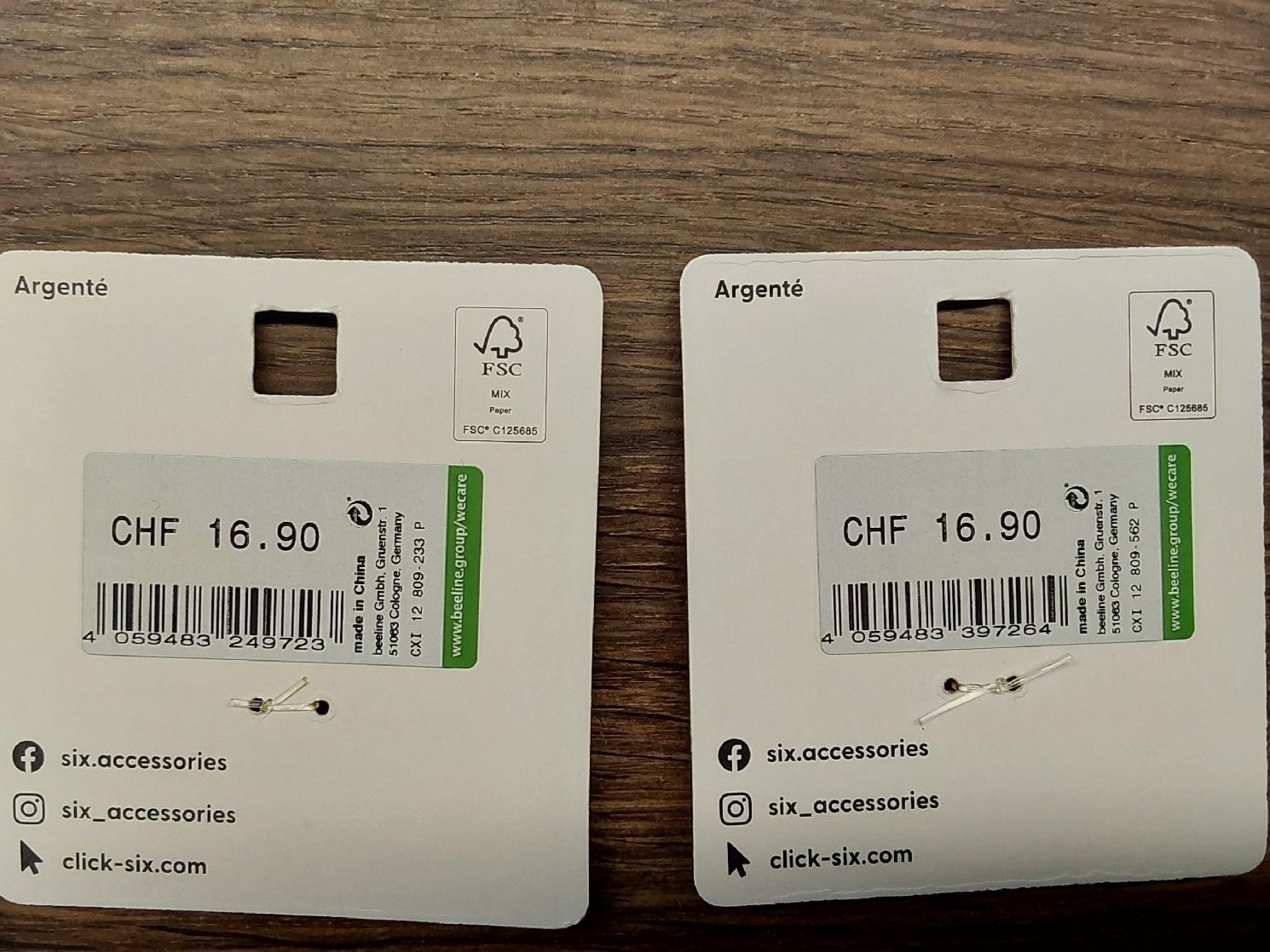 Ringe: 2 Fingerringe six neu – Neu und originalverpackt aus Köniz von scopello12 1