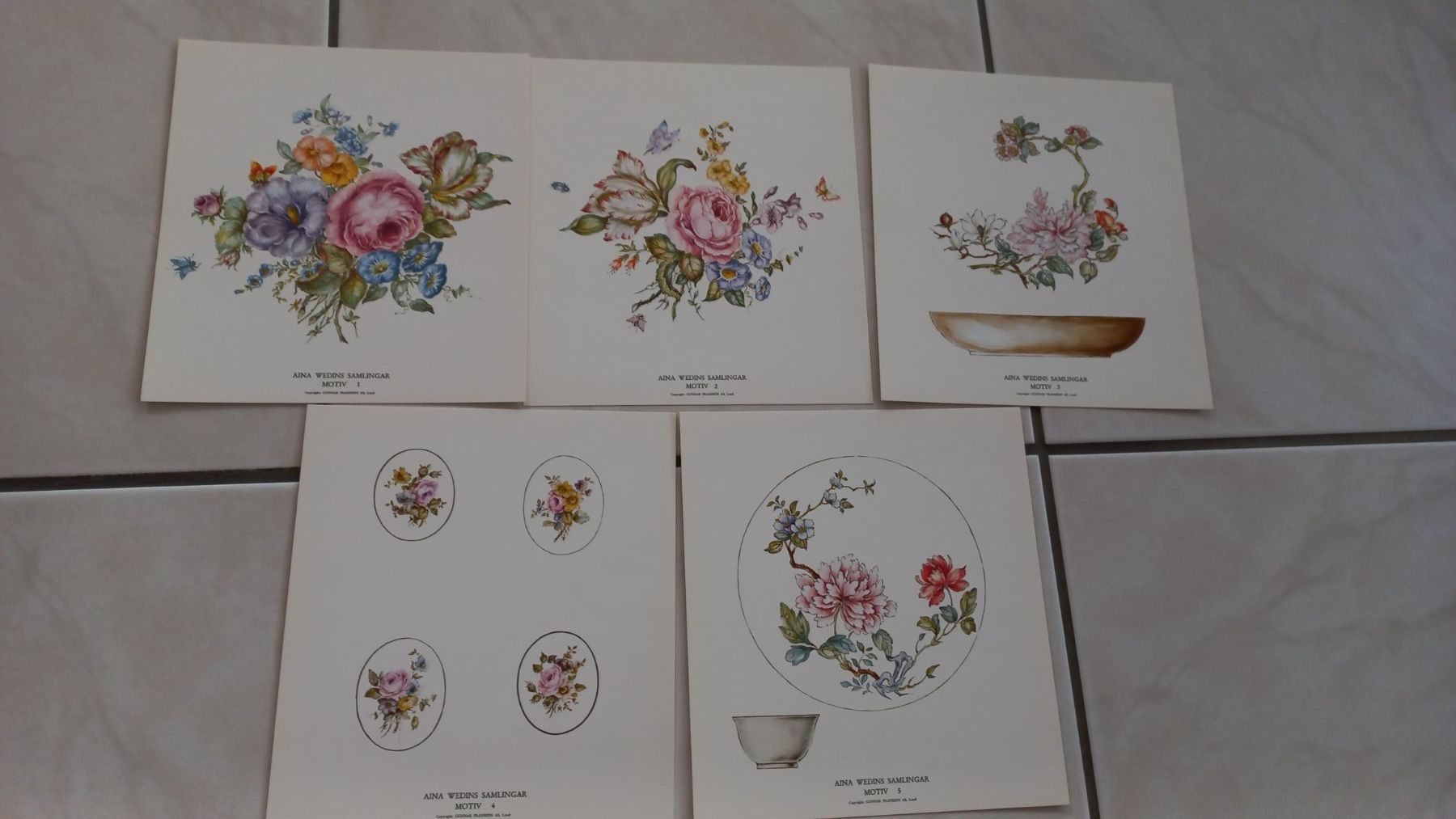 Riviste & Magazine: Aida Wiedemann Blumenbilder 12 Bilder. – Usato da Winistorf venduto da acreativ1