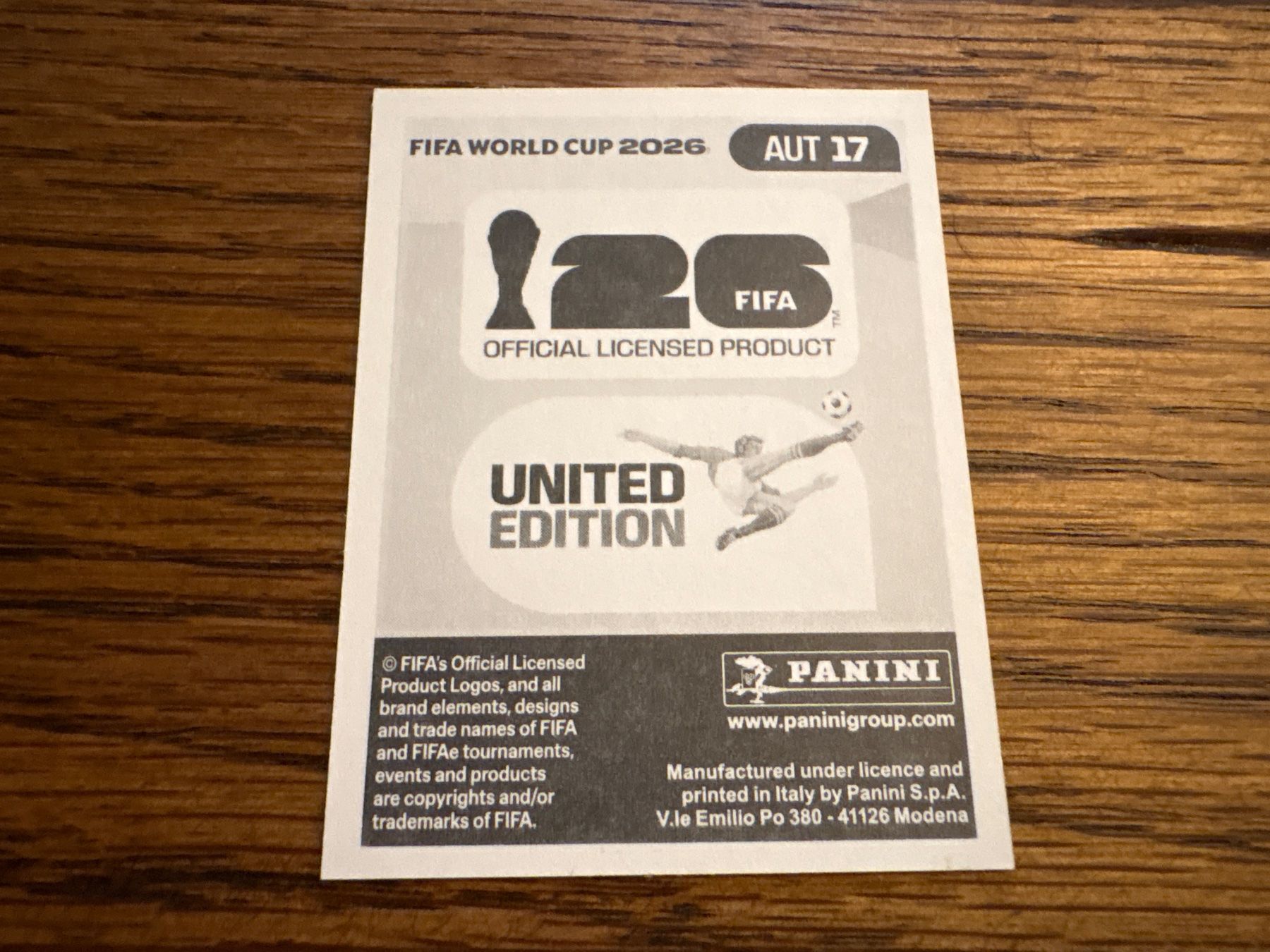 Panini Carte collezionabili: Panini 2026 AUT 17 – Nuovo (secondo la descrizione) da Elsau venduto da Cerry81 1