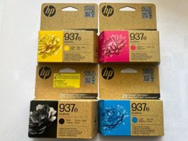 4 Stk. Orig. HP Nr. 937e Patronen in Multipack, Sonderpreis