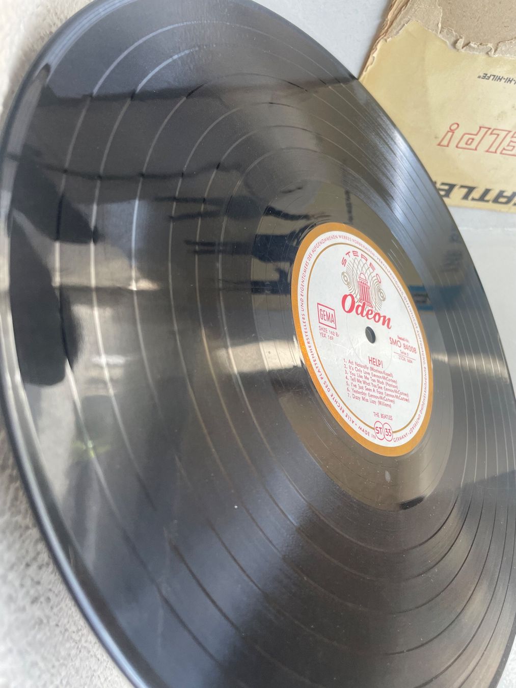 Dischi in vinile: The Beatles Help! Odeon 84008 Export Pressung Switzerland – Usato da Minusio venduto da Pink222 5