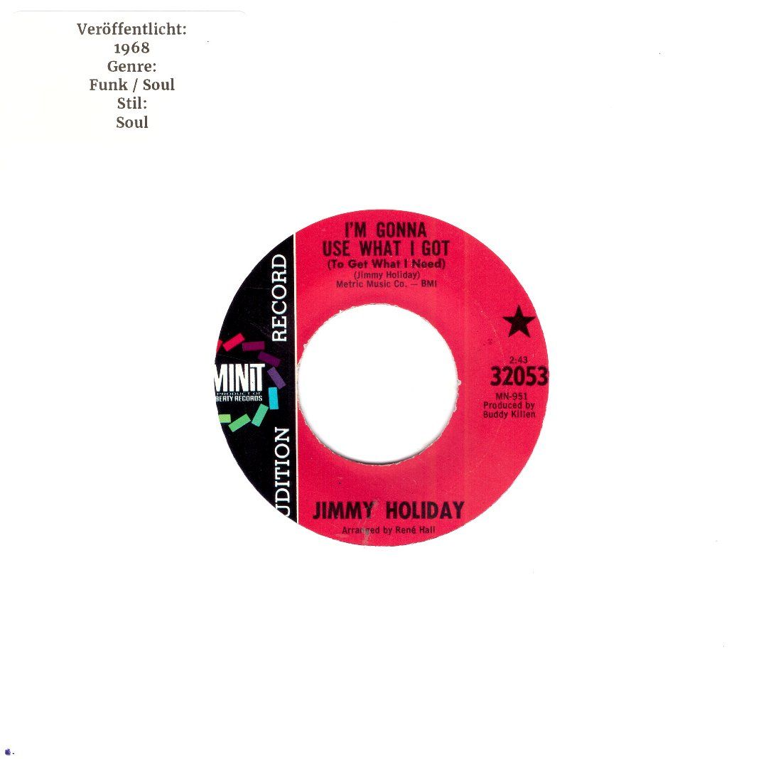 Dischi in vinile: JIMMY HOLIDAY – Usato da Bassersdorf venduto da house-of-vinyl