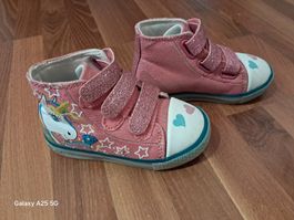 Baskets roses à paillettes pour petites filles - Taille 22