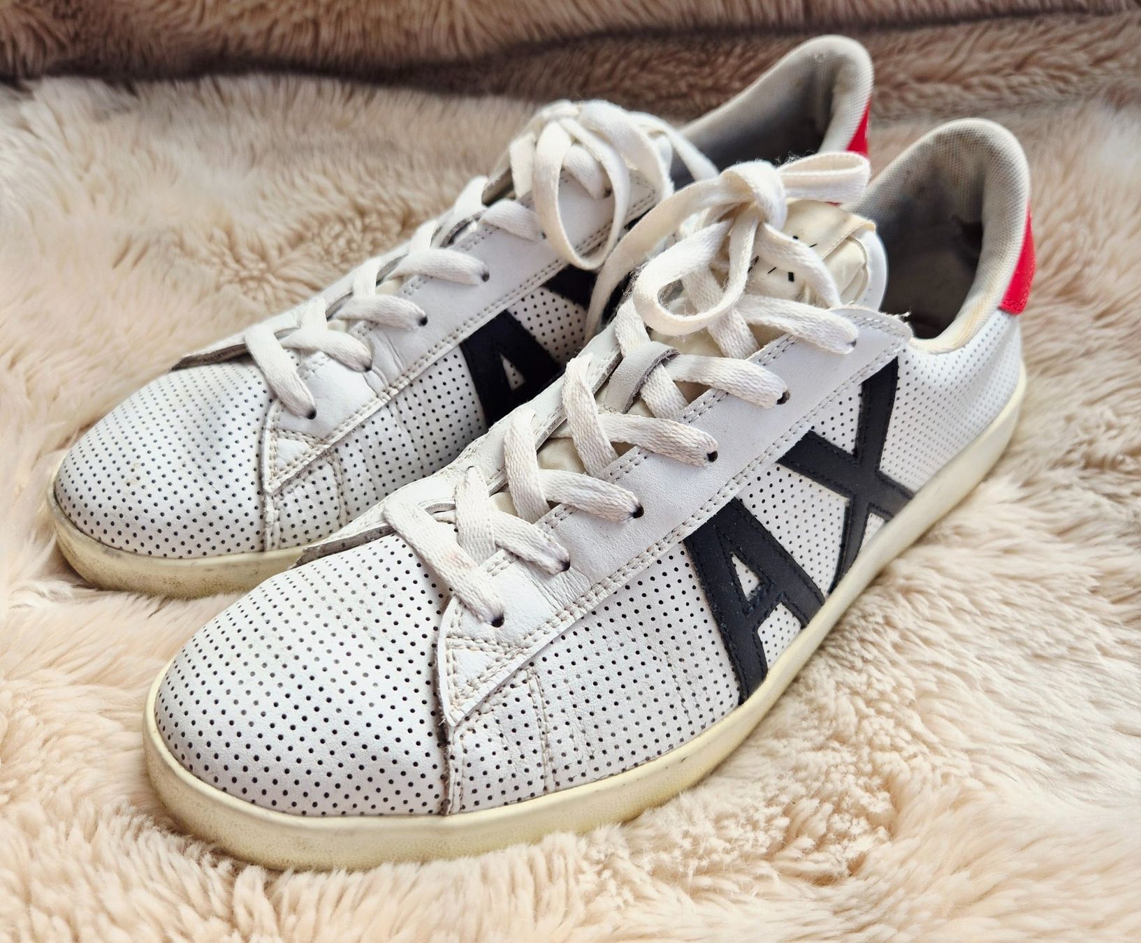 Armani Scarpe da uomo: ARMANI EXCHANGE 44 SCHUHE LEDER SNEAKER HALBSCHUH TOP – Usato da Elsau venduto da the-colorful-side 3