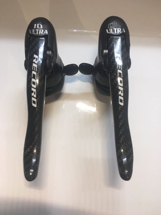 Leviers Campagnolo Record 10 Vitesses – Carbone – Combo Frein/vitesse Occasion