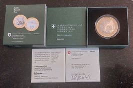 10 Fr. Gedenkmünze 2021 pp Fuchs Box mit Signatur