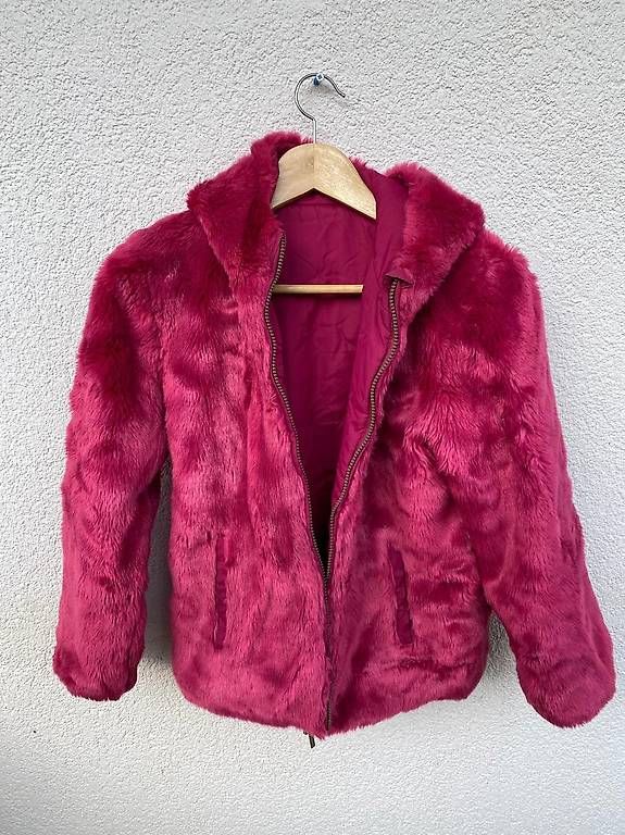 Giacche: Veste rose en fourrure, reversible – Usato da Martigny venduto da luis4 1