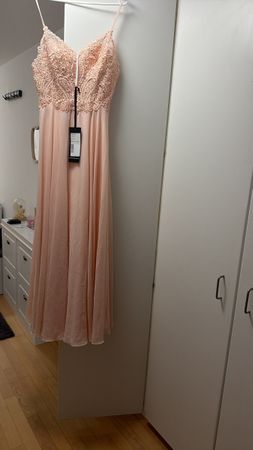 Kleid lang rosa Grösse EU 42/UK14 mit Etikett
