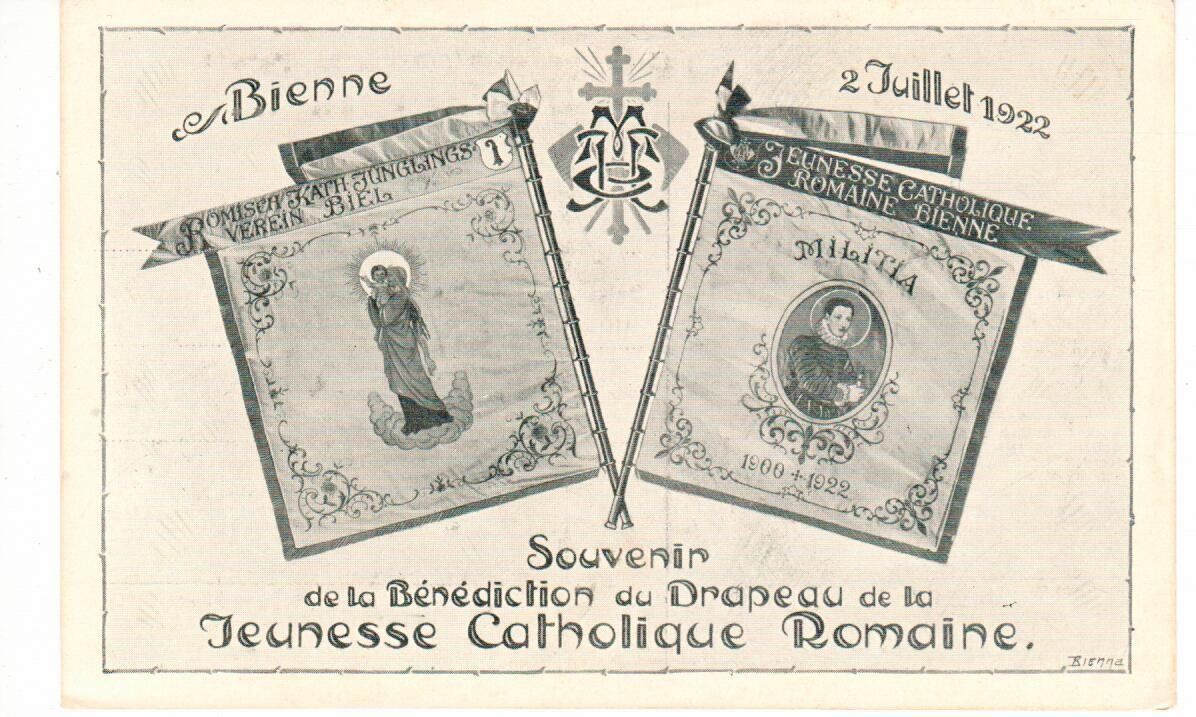 Ansichtskarten: Biel - 2. Juillet 1922 – Gebraucht aus Wolhusen von Curver9