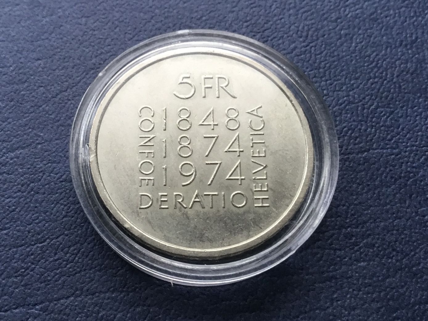 Tutti le monete: ** 5 Franken Constitution 1974 – Usato da St. Margrethen SG venduto da alfapeugeot10 2