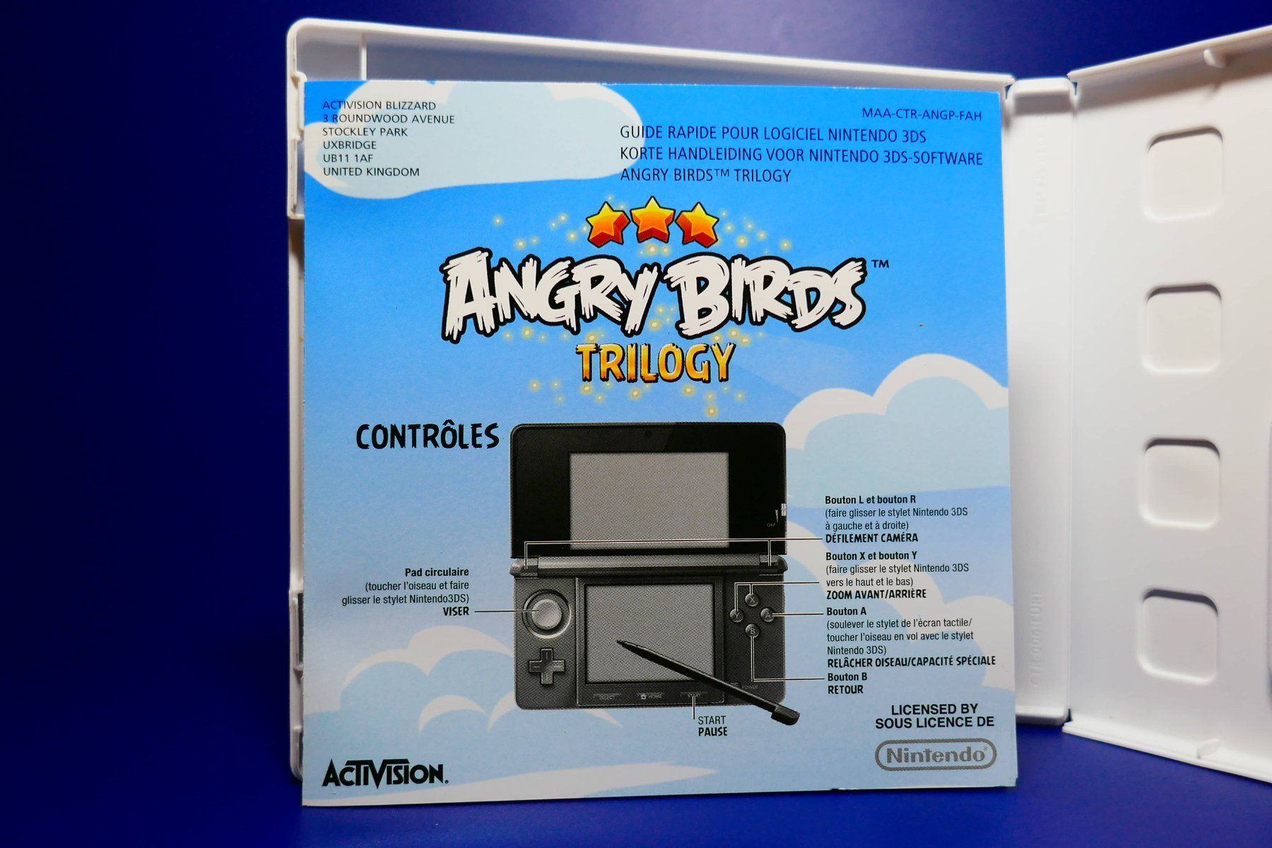 Nintendo Giochi: Angry Birds Trilogy - Nintendo 3DS – Usato da Vuarrens venduto da Espace-Retro 1