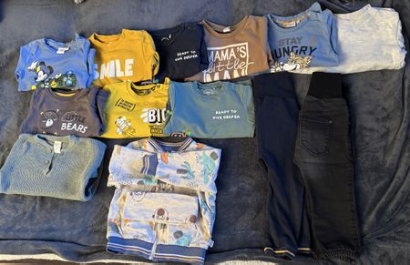 Paket Kinderbekleidung für Jungen in der Grösse 80