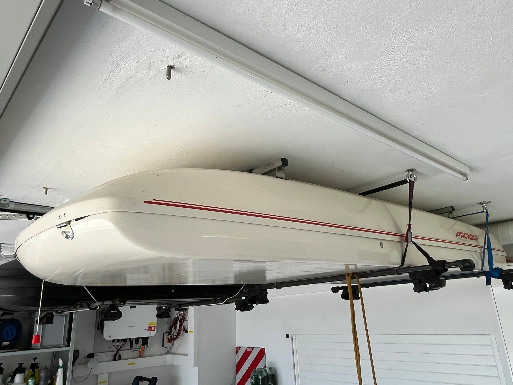 Box da tetto: PACWOLF Surf-Dachbox 275cm inkl. Thule-Träger – Usato da Hausen am Albis venduto da ahuber01 3