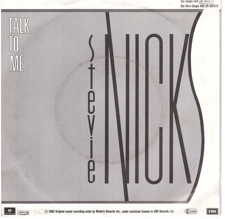 Schallplatten: Stevie Nicks  --  Talk to me  Single7 – Gebraucht aus Rheinau von thespecials