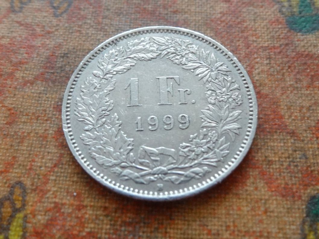 Tutti le monete: 1 Fr. 1999 – Usato da Romanel-sur-Lausanne venduto da Swift13