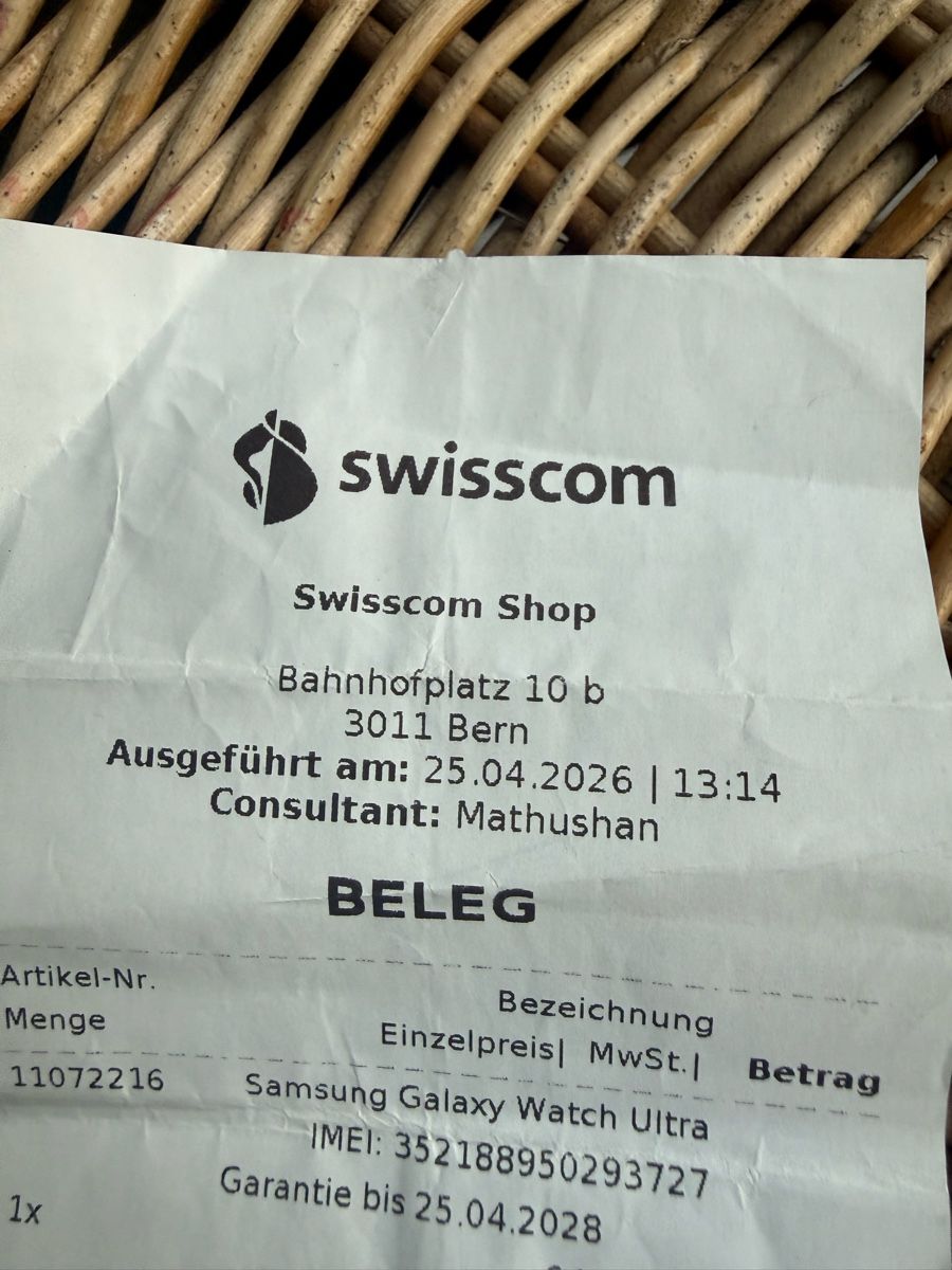 Samsung Smartwatch: Galaxy watch Ultra  – Neu (gemäss Beschreibung) aus Bern von Belli03 5