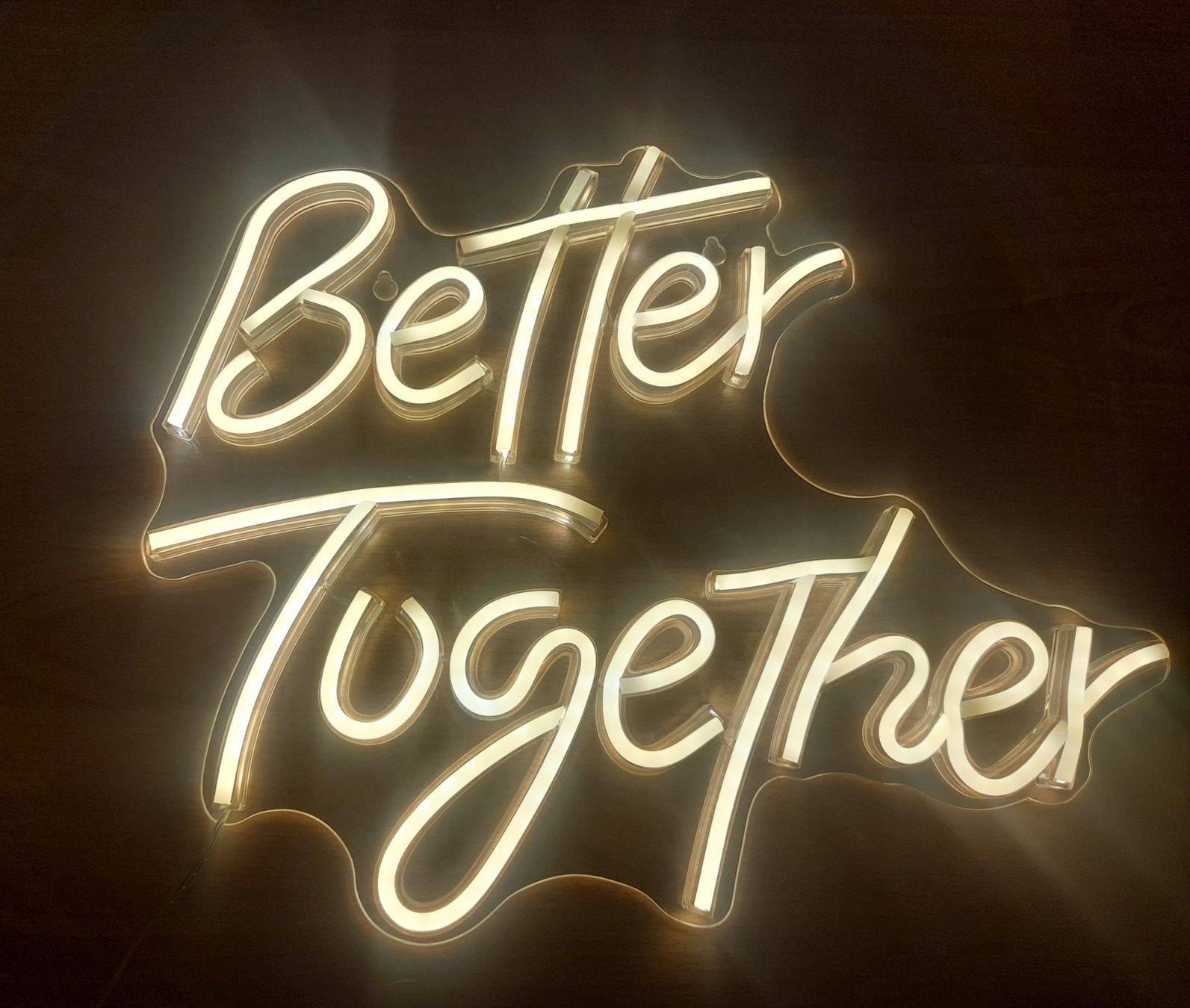 Alle Dekorationen: LED Leuchtschild "Better Together" – Gebraucht aus Lustmühle von chevi03