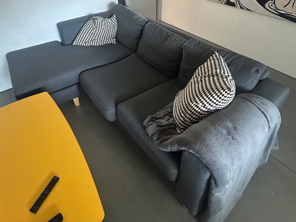 Divani: Graues Sofa ab 1.- – Usato da Zürich venduto da Dave1111