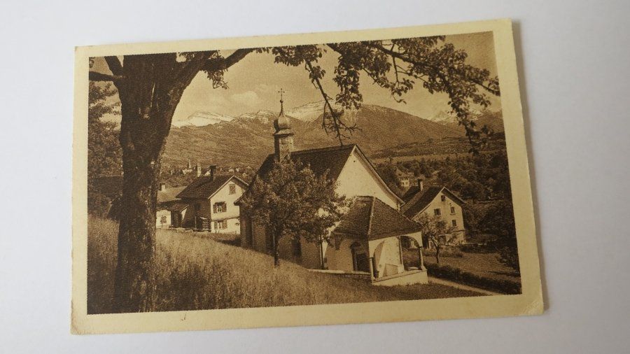 Cartoline postali: Uznach - St. Martin - um ca. 1940 – Usato da Jona venduto da centumprata
