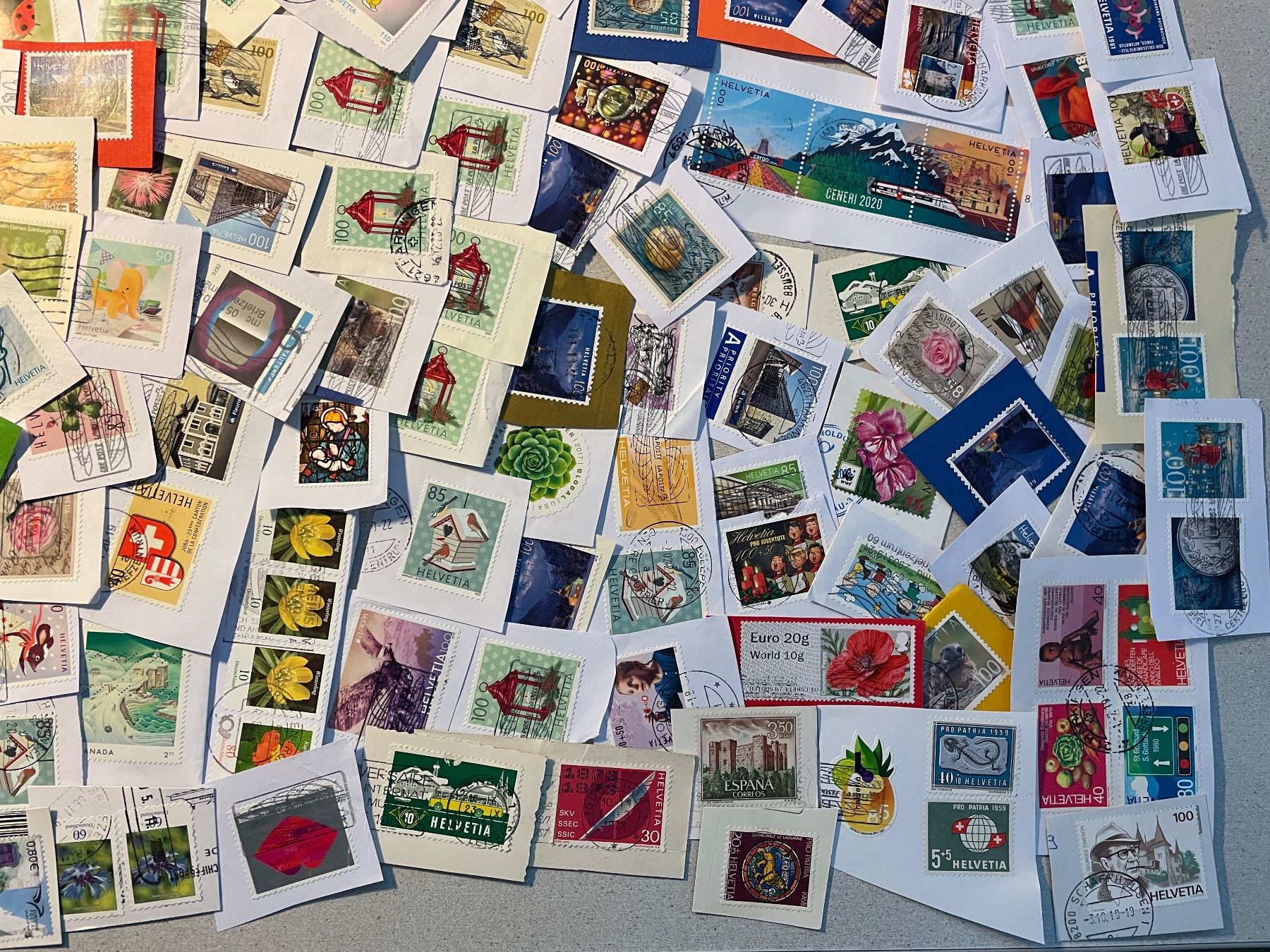 Alle Briefmarken: Briefmarken Mission Lot1 – Gebraucht aus Niederglatt ZH von Fffrank 3