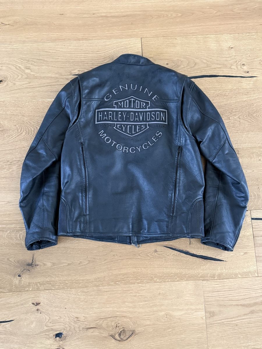 Harley-Davidson Giacche: Harley Davidson Motorrad Jacke, Leder, Grösse L – Usato da Zürich venduto da kingcaschte 1