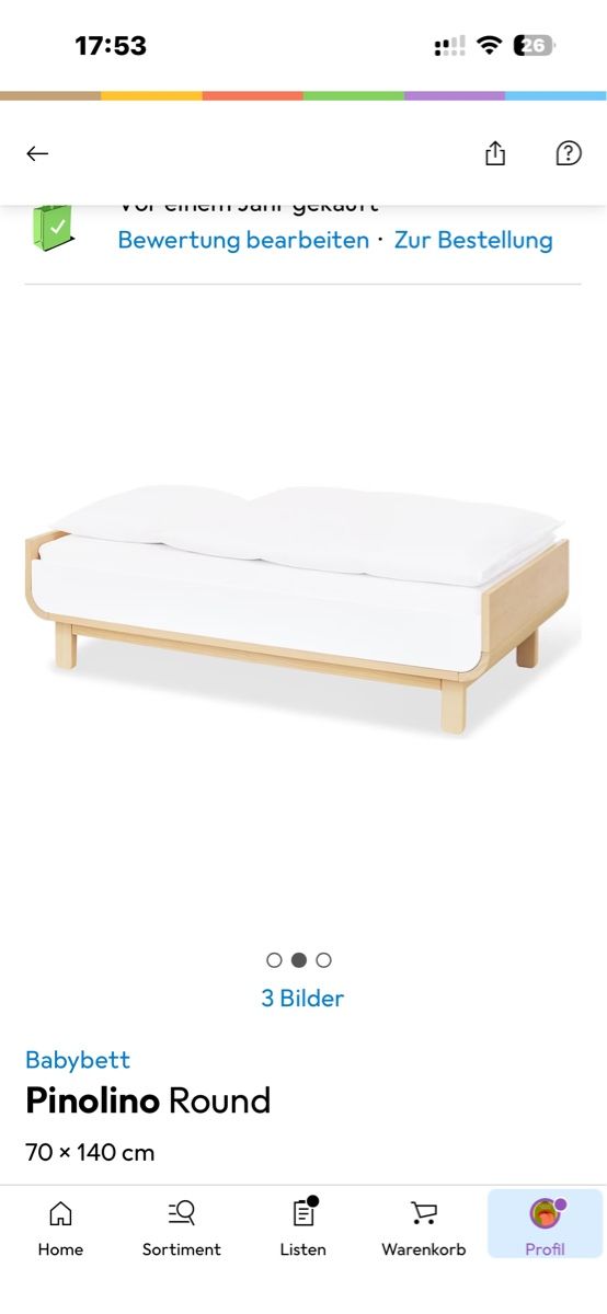 Lits: Pinolino Round - Babybett – Neuf (Voir description) à Zürich par ZuriiiCity 1