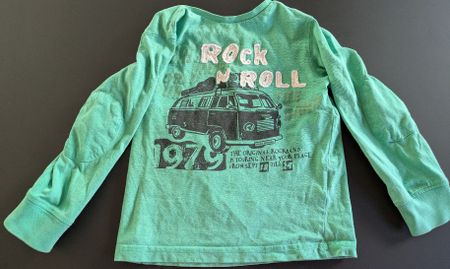 Langarmshirt mit VW-Bus von Palomino / C&A, Grösse 104