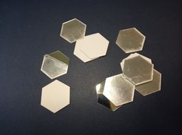 48x Sechseckiger Spiegel für Dekoration / Miroir hexagonal