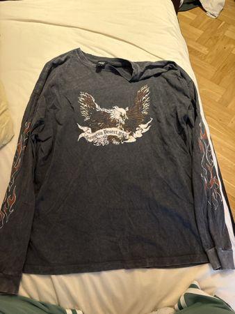 BDG Urban Outfitters L Longsleeve Shirt Top Grau Adler Top