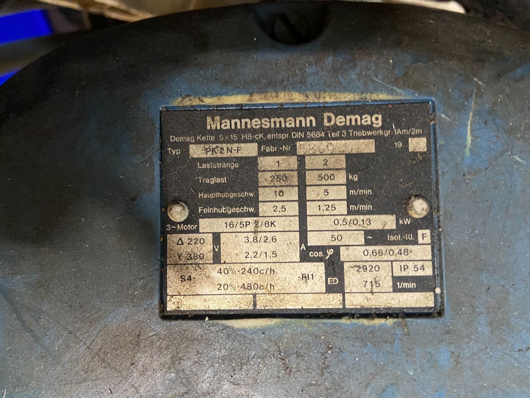 Tutte le macchine: mannesmann demag – Usato da cadenazzo venduto da Duff10 1