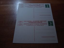 2 Bildpostkarten Morgarten, Urnertag 1915, **
