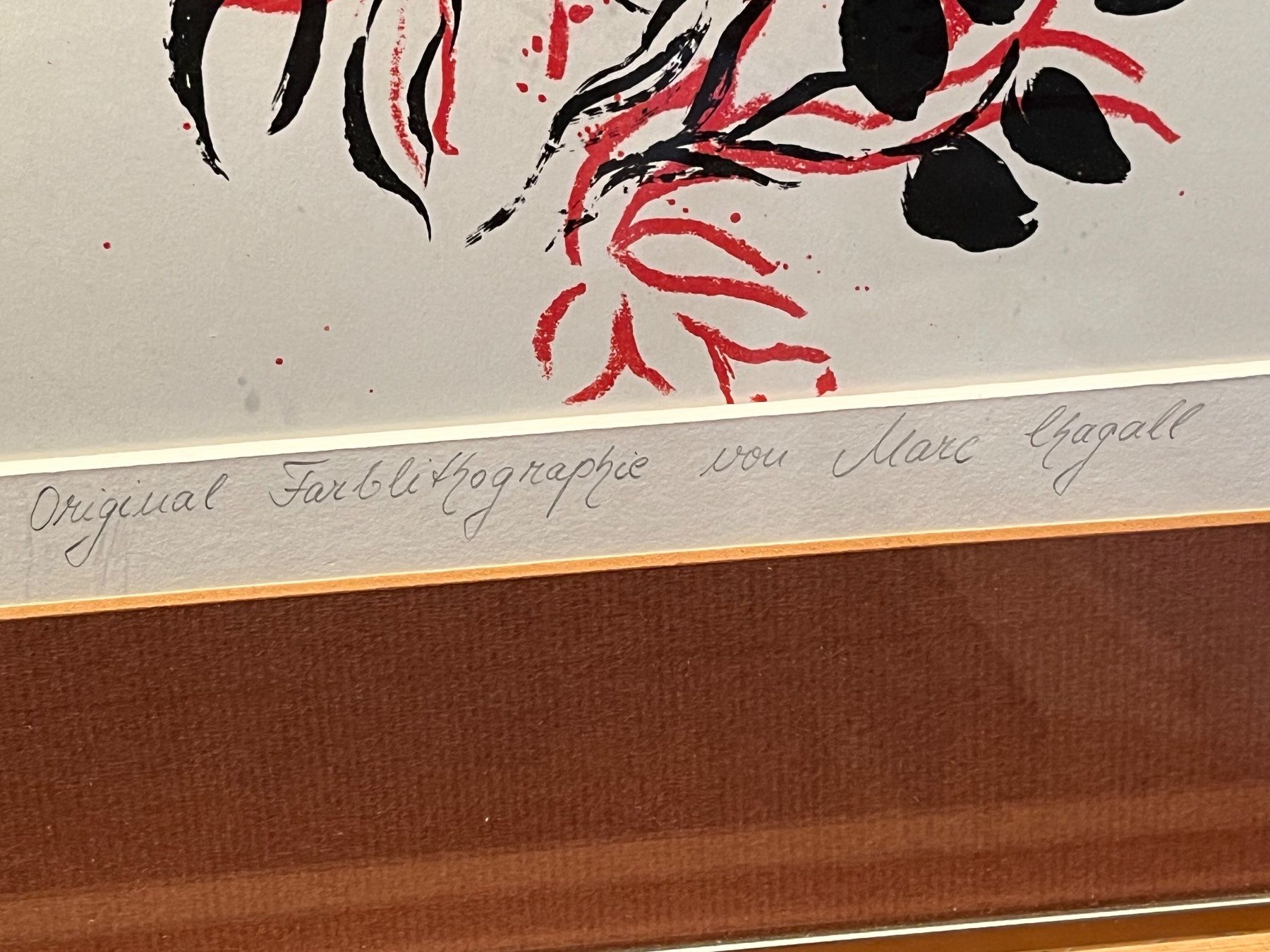 Tableaux: Marc Chagall Original Farblithographie, gerahmt, einzigartig – D'occasion à Basel par PAUL_ART 5