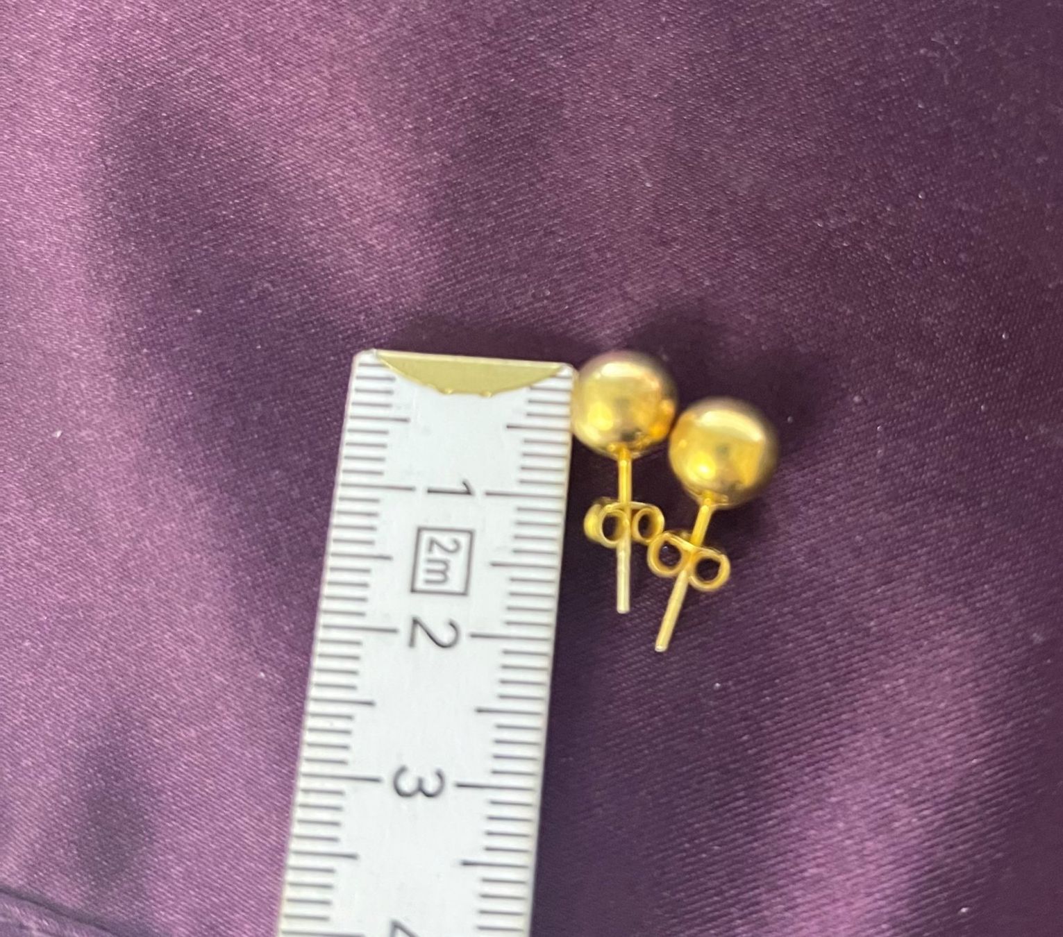 Gioielli per piercing: Ohrstecker, 925 Silber, vergoldet – Usato da Burgdorf venduto da MCSchweizer88