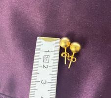 Ohrstecker, 925 Silber, vergoldet