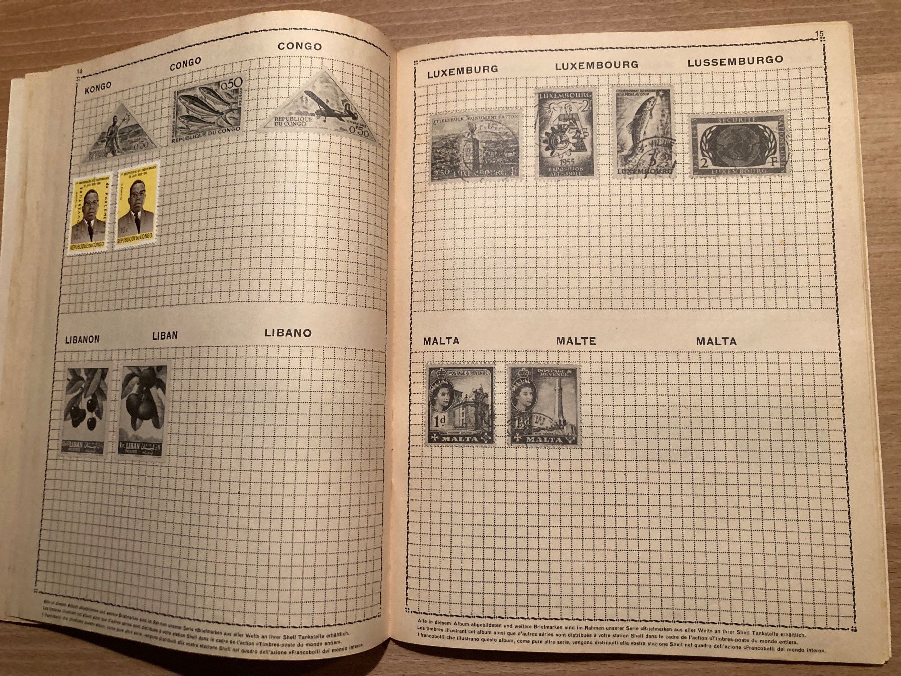 Tutti i francobolli: Shell Briefmarkenalbum, aus aller Welt – Usato da St.Gallen venduto da WrigleyCH 7
