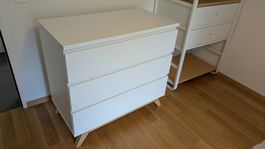 Lynn dresser - Kommode Weiss 3 Schubladen guter Zustand
